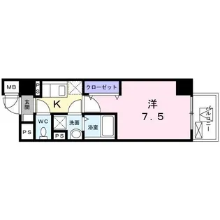 グロリア南青山【3階】の間取り