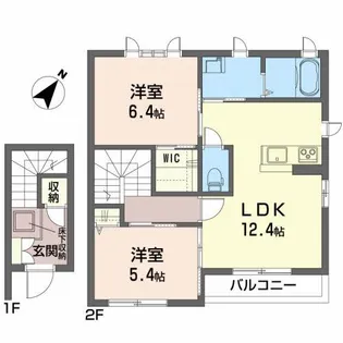 ATELIER504【2階】の間取り