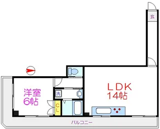 堤柳泉ビル【4階】の間取り