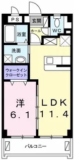 メゾン トワ【4階】の間取り