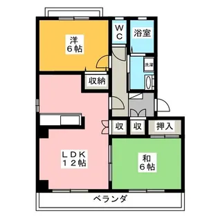 パークサイド広路 A【2階】の間取り