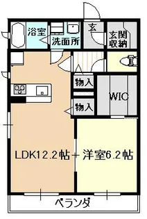 アンレーヴ戸田公園【1階】の間取り