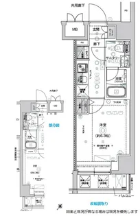 CREST TAPP新横浜【10階】の間取り