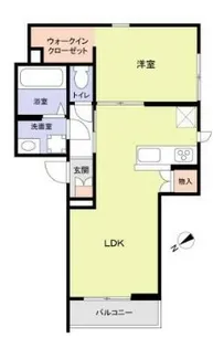 Chaleureux表参道 シャルルーオモテサンドウ【1階】の間取り