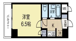 ソシアル六本松【7階】の間取り