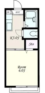 ロジュマン【1階】の間取り