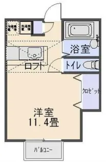 ヴィエルジェ宮町【1階】の間取り