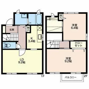 タンドル シャトーの間取り