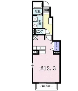 エクセル ミラージュ【1階】の間取り