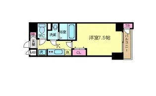 グラマシー京都【4階】の間取り