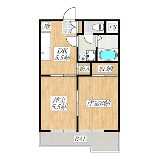 クラウンマンション曳舟【6階】の間取り