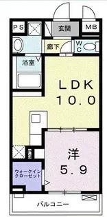 メゾン グリーン【2階】の間取り