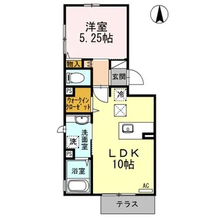 Classe【1階】の間取り