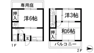 伸幸荘の間取り