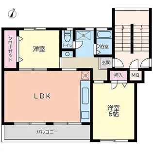 相武台団地【2階】の間取り