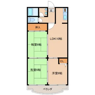 エクセレントIKEDA【2階】の間取り