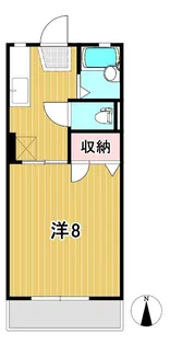 ラフォーレなぎさ【2階】の間取り
