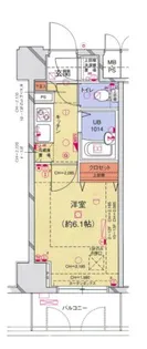菱和パレス大森【10階】の間取り