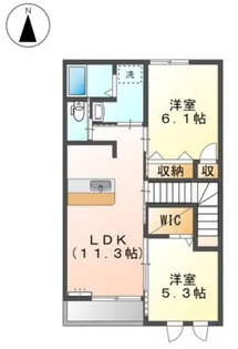 サン・エルシオンIII【2階】の間取り