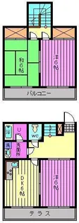 ガーデンハウス西野【1階】の間取り