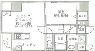 プライムコート蔵前【5階】の間取り