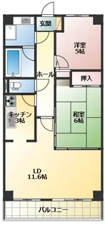 プレステージ青山【4階】の間取り