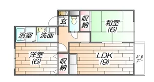 モノクローム古城【2階】の間取り