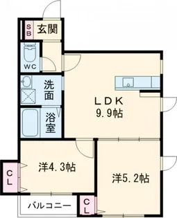 EVER LIFE加古川【3階】の間取り