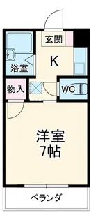 第3クリスタル【2階】の間取り