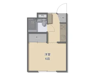 コーポYACHIYO【2階】の間取り