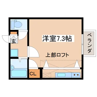 ノーブルカーム【1階】の間取り