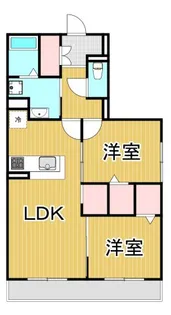 ルミエール西宮北口【2階】の間取り