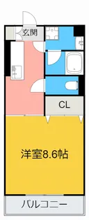 シーガル【2階】の間取り