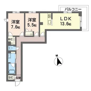 KAEDE【3階】の間取り