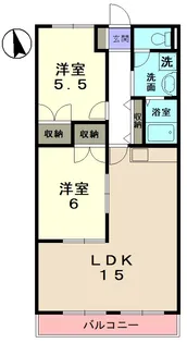 エレガンス生田【3階】の間取り