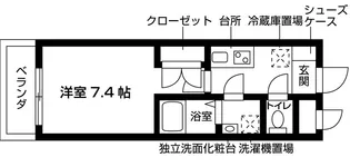 ヌーベルポルト本山【3階】の間取り