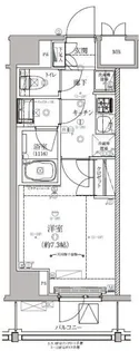 ヴィルドミール浅草橋【10階】の間取り