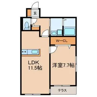 Park Life O3【1階】の間取り