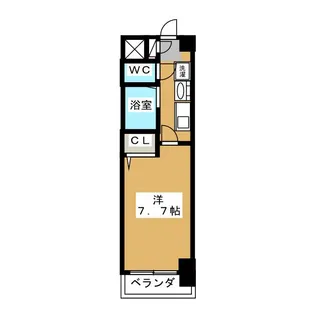 Deux mille deux【3階】の間取り
