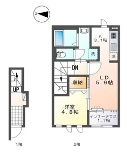 ベルマティネ【2階】の間取り