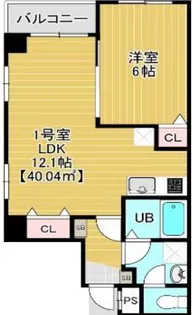 Bloom南千住【6階】の間取り