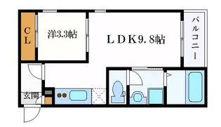 REGALEST中村公園西【3階】の間取り