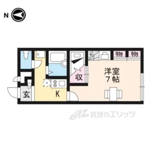 レオパレスそよ風【1階】の間取り