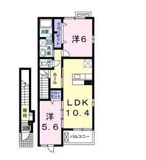 サングレイス II【2階】の間取り