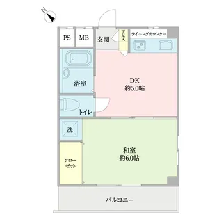 山本ハイツ【2階】の間取り