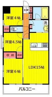 プラチド【6階】の間取り