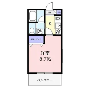 ラディーチェ【2階】の間取り