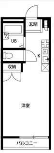 パレス泉【1階】の間取り