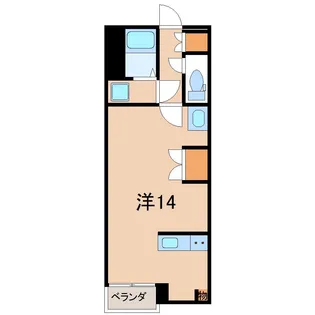 ラクラス瀬上B【1階】の間取り