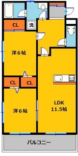 アッサンブラージュ【3階】の間取り